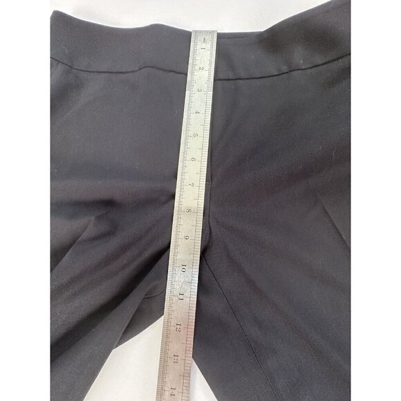 Talbots Women's Heritage Cropped Pants Size 2 Navy Office Career Preppy Trouser - Picture 8 of 9